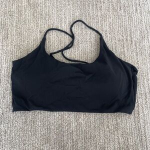Black Seamless Sports Bra